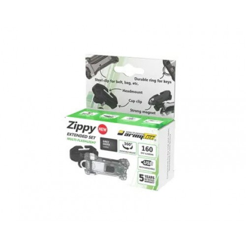 Наключный фонарь Armytek Zippy Extended Set (Grey Onyx) в Челябинске