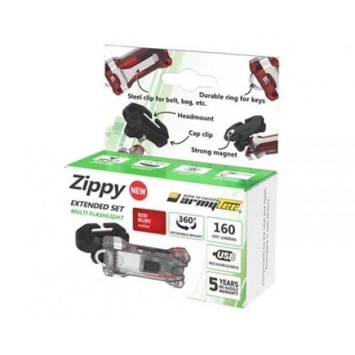 Наключный фонарь Armytek Zippy Extended Set (Red Ruby) в Челябинске