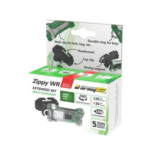 Наключный фонарь Armytek Zippy Extended Set WR (Green Jade) в Челябинске