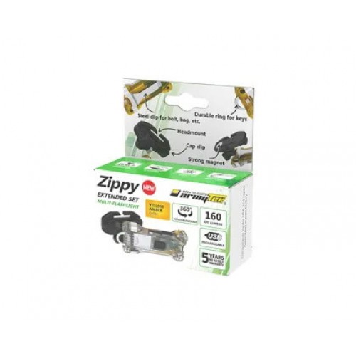 Наключный фонарь Armytek Zippy Extended Set (Yellow Amber) в Челябинске